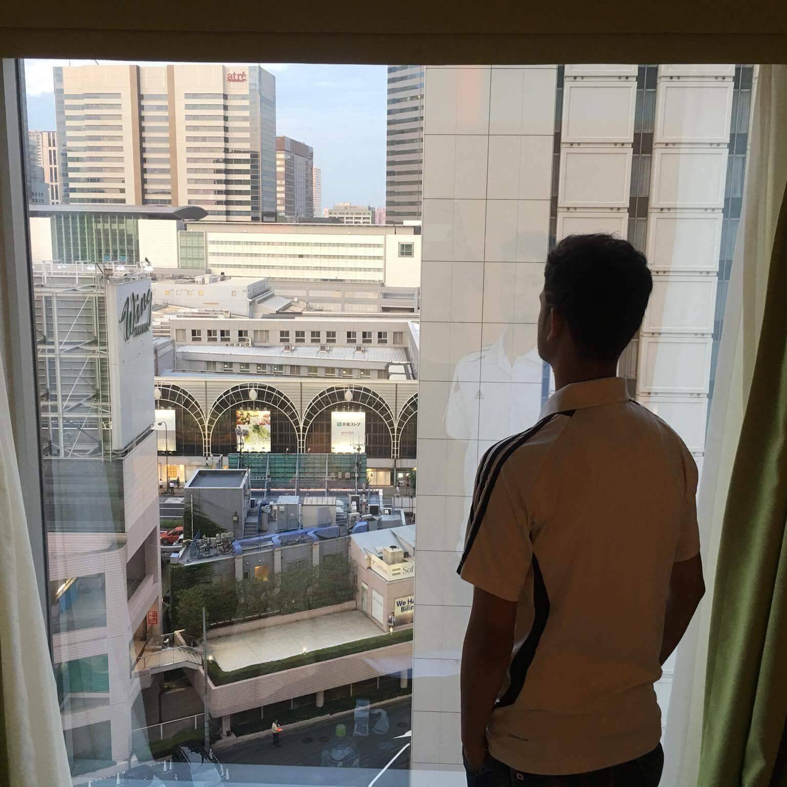 Abhish Khanal in Japan