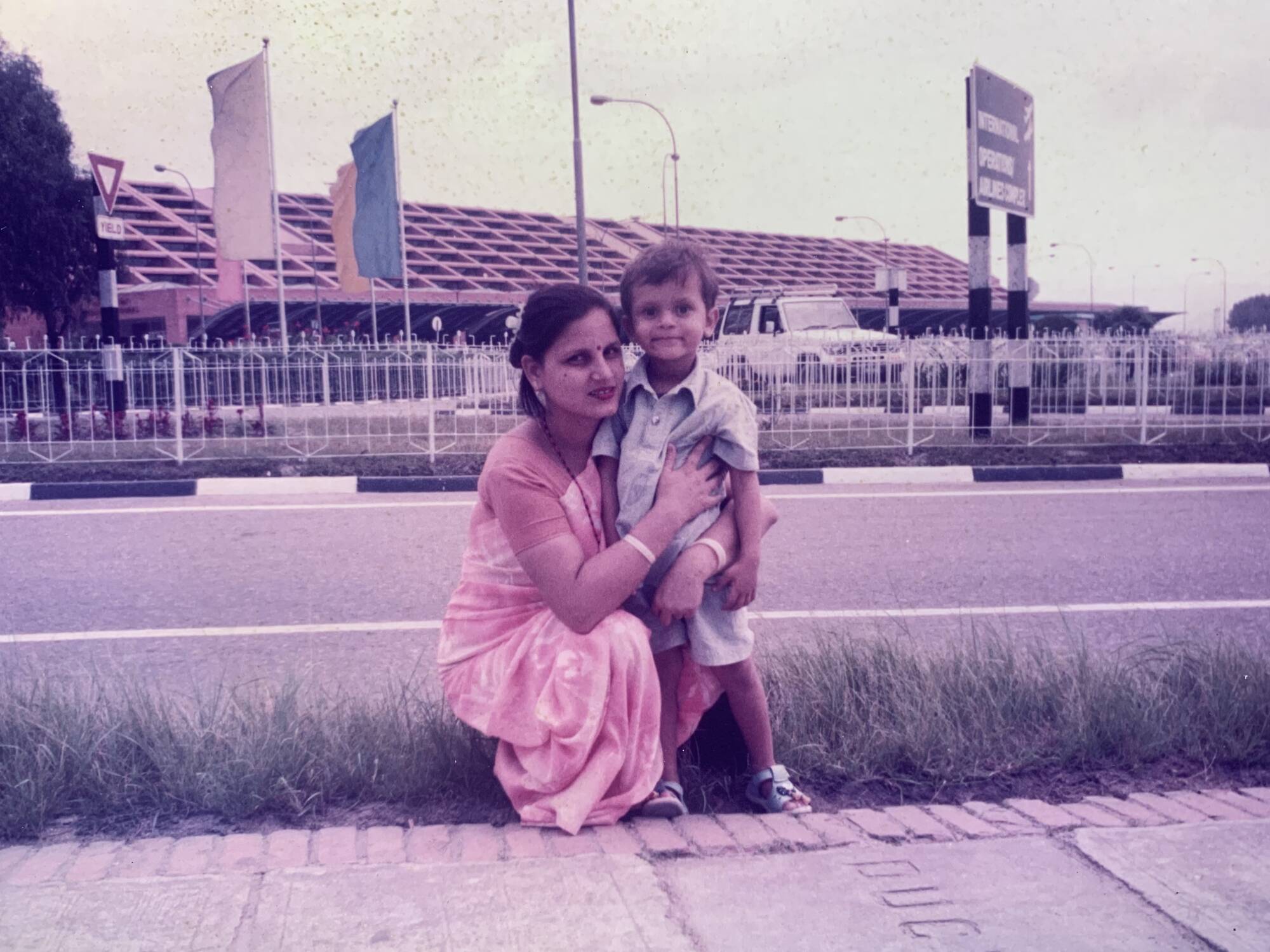 Abhish Khanal mom airport