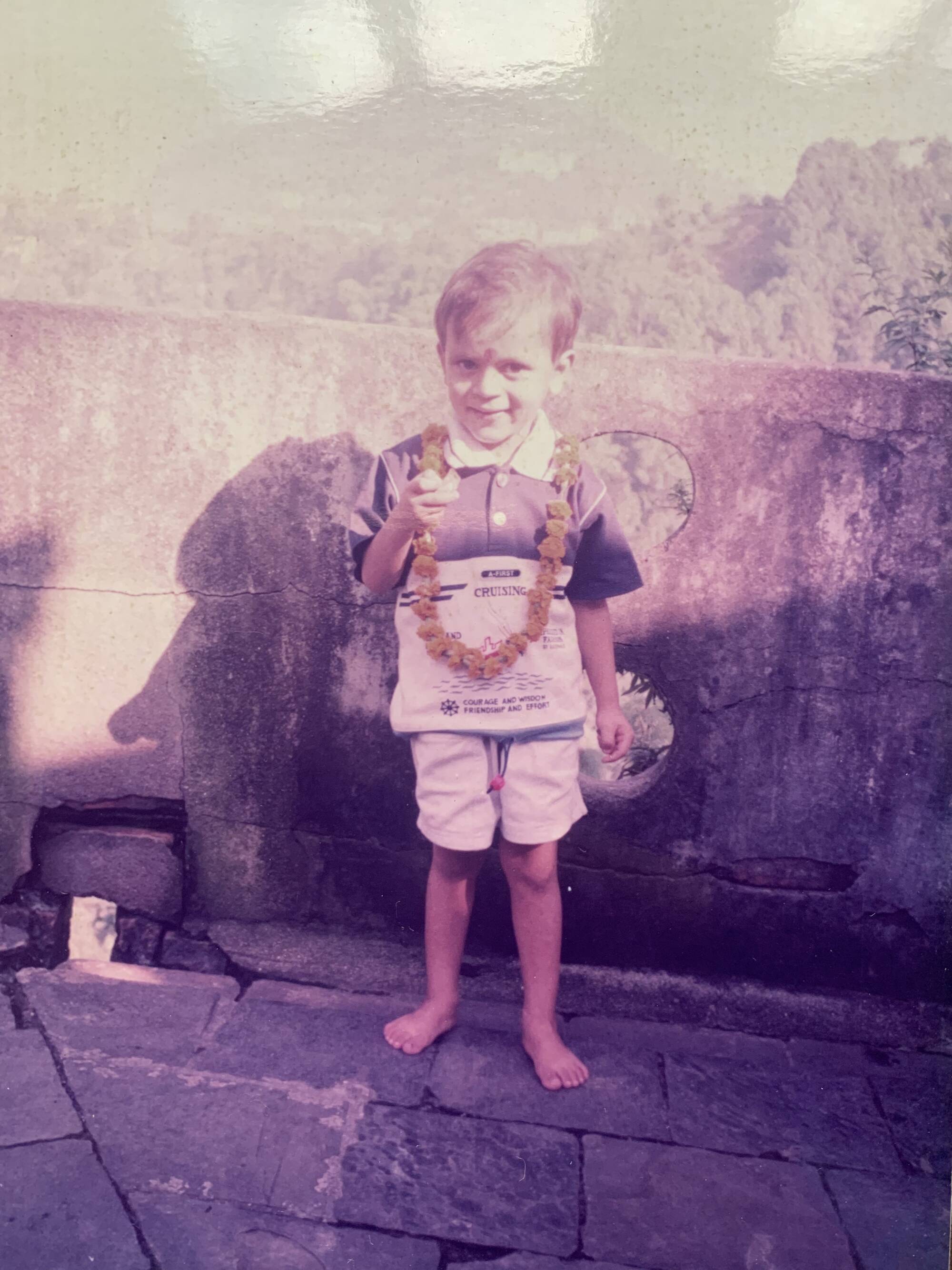 Abhish Khanal when baby